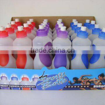 Plastic sports bottle with rubber grip 700ml TG20157