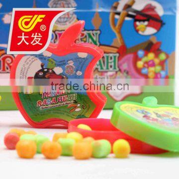 2014 New shaped bottle with press candy