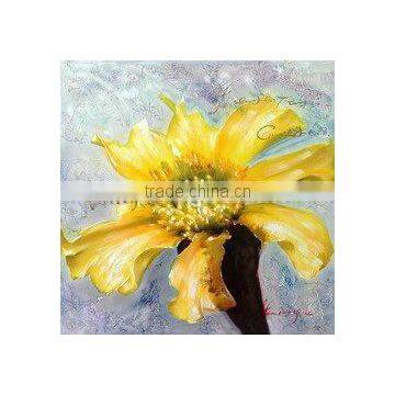 Canvas flower oil painting