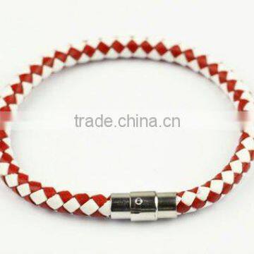 Woven Leather Cord Bracelet