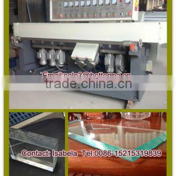 Semi-Automatic Glass Miter Edging Machine / China Glass edge mitre polish machine (RTJM93P)