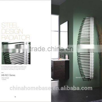 HB-R2101W Steel white comb water heating design radiator
