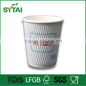 wholesale take away paper coffee cups with lid coffee paper cup