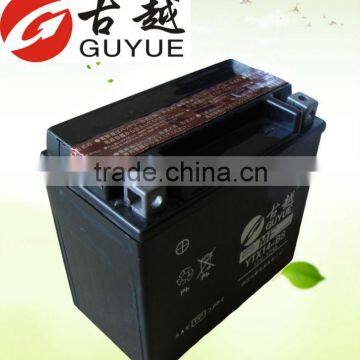 maintenance free motorcycle battery YTX14-BS