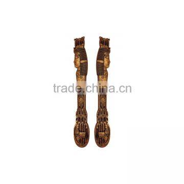 Hotel Entrance Door HK815 OB Copper Door Luxurious Handle photo-2