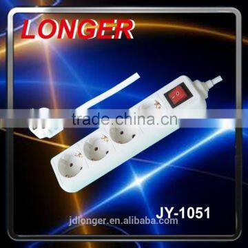 Hot sale high quality Germany 4 way switch extension socket power strip 16A 220V child protector