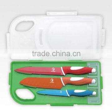 CK-6018 Discount for 2016 colorful blade ceramic non-stick kitchen appliance chef knife knifes set