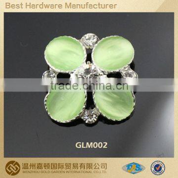 2014 teardrop rhinestone and pearl embelishment button for wedding decoration