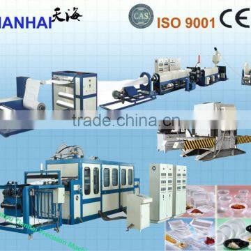 disposable foam box making machine