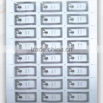 RFID inlay sheet for access control