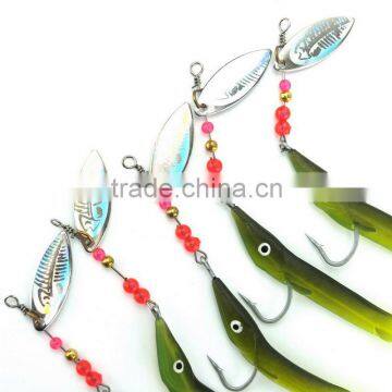 10 PCS 6g Fishing Spoon Lure Sequin Paillette Metal Hard Bait Hook Tackle Culter Mandarinfish Aukua Bass photo-5