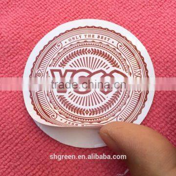 Waterproof vinyl/plastic sticker for clothes