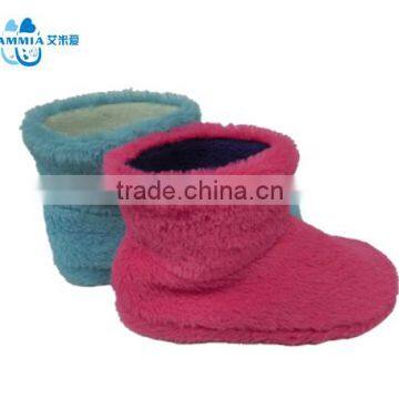 OEM women winter warm Customized terry home soft boots