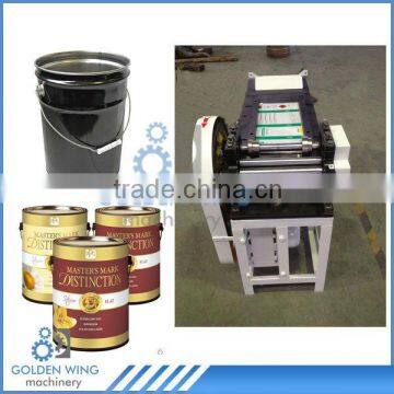 Manual Metal Bucket Conic Pail Making Production Line Roll Forming Machine