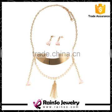 European and American Fashion Jewelry Major Suit Exaggerated Geometric Layer Short Necklace photo-5