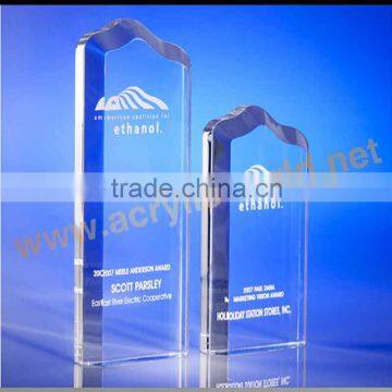 custom acrylic trophy/clear acrylic trophy/acrylic awards