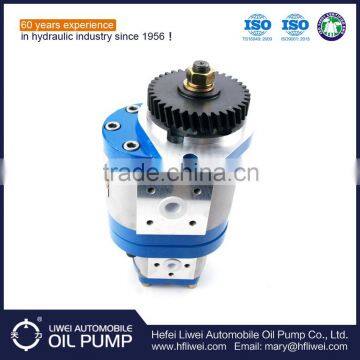 hydrualic gear steering double pump for excavator