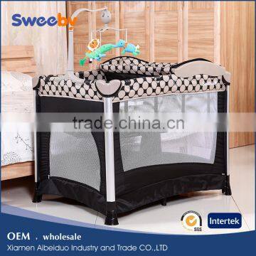 Portable newborn baby cot baby playpen with mosquito net