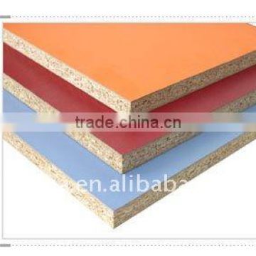 Melamine faced chip board