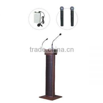 60W Luxury Digital Lectern , Church Podium For Speeches And Teaching photo-3