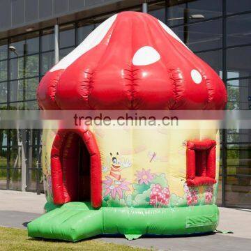Hola mashroom red bounce house/bouncy castle/inflatable castle jumper