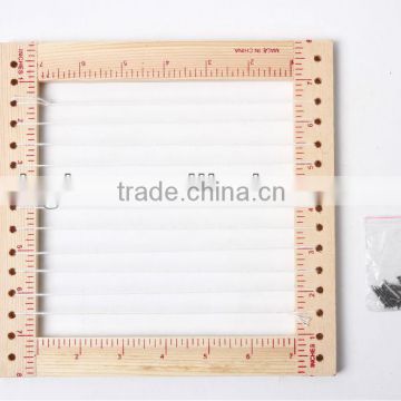 20*20cm wooden weaving loom with line for beginners