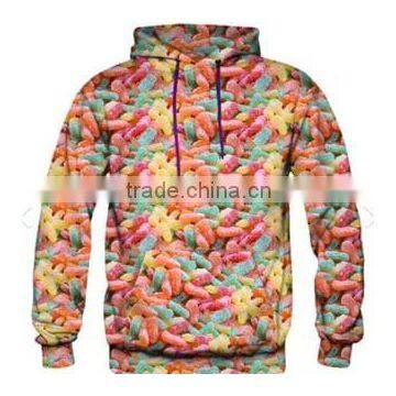 2015 new style mens fleece custom sublimated hoodies