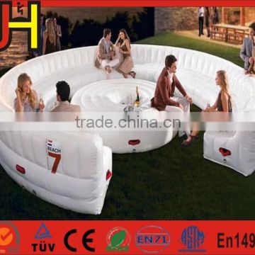 Customized Modern Appearance Living Room White Inflatable Sofa