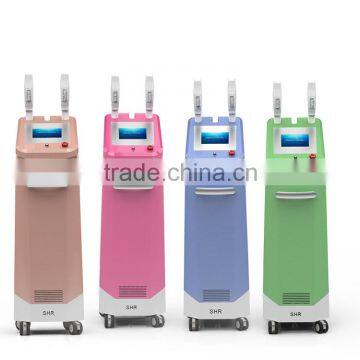 CE ISO 4 capacitors 3000W super strong power supply SHR ipl hair removal machine