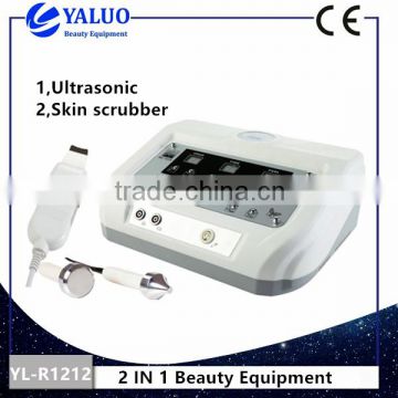 Best Selling 2 in 1 Ultrasonic and skin scrubber beauty machine