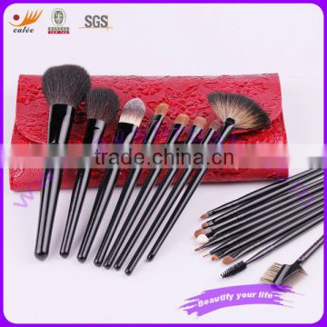 Professional goat hair 18pcs makeup brush set