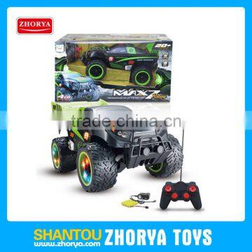 Hot Sale 4CH RC Big Car Cross Country Big Wheel With Light Included Charger