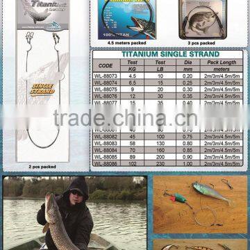 titanium fishing wire leader