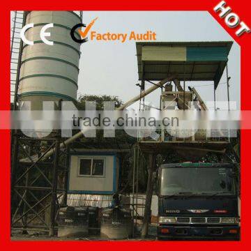 HZS35 skip hopper concrete batching plant cement plant