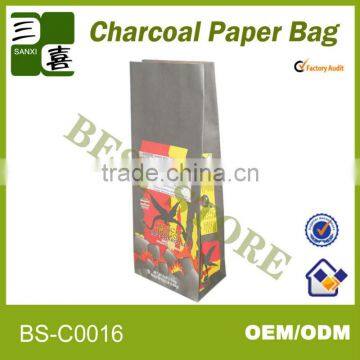 Double layer kraft charcoal bags--- charcoal paper bag