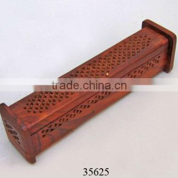 Cofin Box wooden incense burner