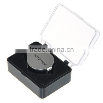 Mini 30 x 21mm Jewellers Loupe Magnifier, Eye Magnifying Glass for Jewelry