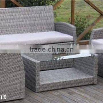 Steel Outdoor Furniture Wicker Sofa Set photo-2