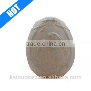 custom 6" ceramic white bunny Easter egg night light