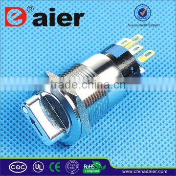 19mm push lock switch