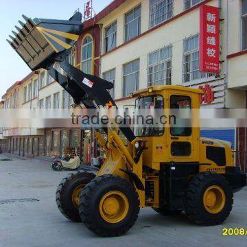 ZL16 wheel loader with grapple fork (CE-mark)