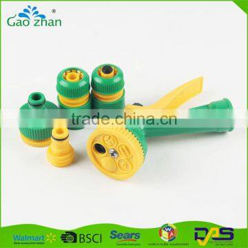 High Pressure 5 Settings Foam Plastic Garden Water Jet Spray Nozzle/Portable Garden Hose Washing Sprayer photo-2
