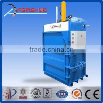 Hydraulic driven type China factory made waste management environmental and recycling vertical baler equipment