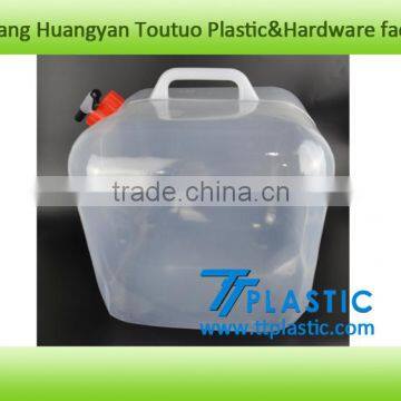 20L Foldable water carrier collapsible water container with tap