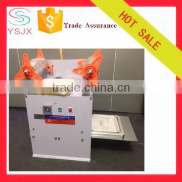 semi-automatic tray sealing machine for lunch box