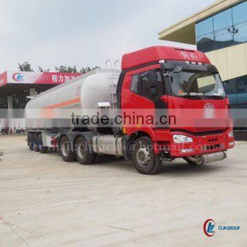 Price Promotion CLW 3 Axis 55m3 Fuel Trailer With FAW Tractor