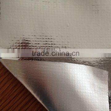 Single side aluminum foil woven fabric