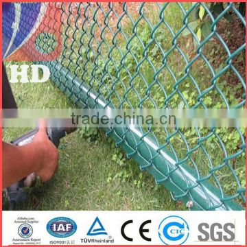 Galvanized And PVC Coated Chain Link Fence