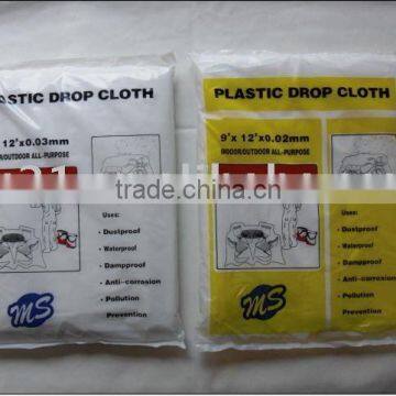 plastic drop cloth