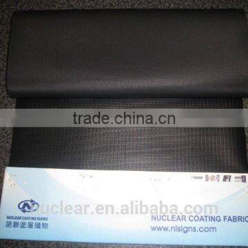 Black Color Hot Laminated Vinyl Coated Polyester Flexible Air Duct Tarpaulins photo-2